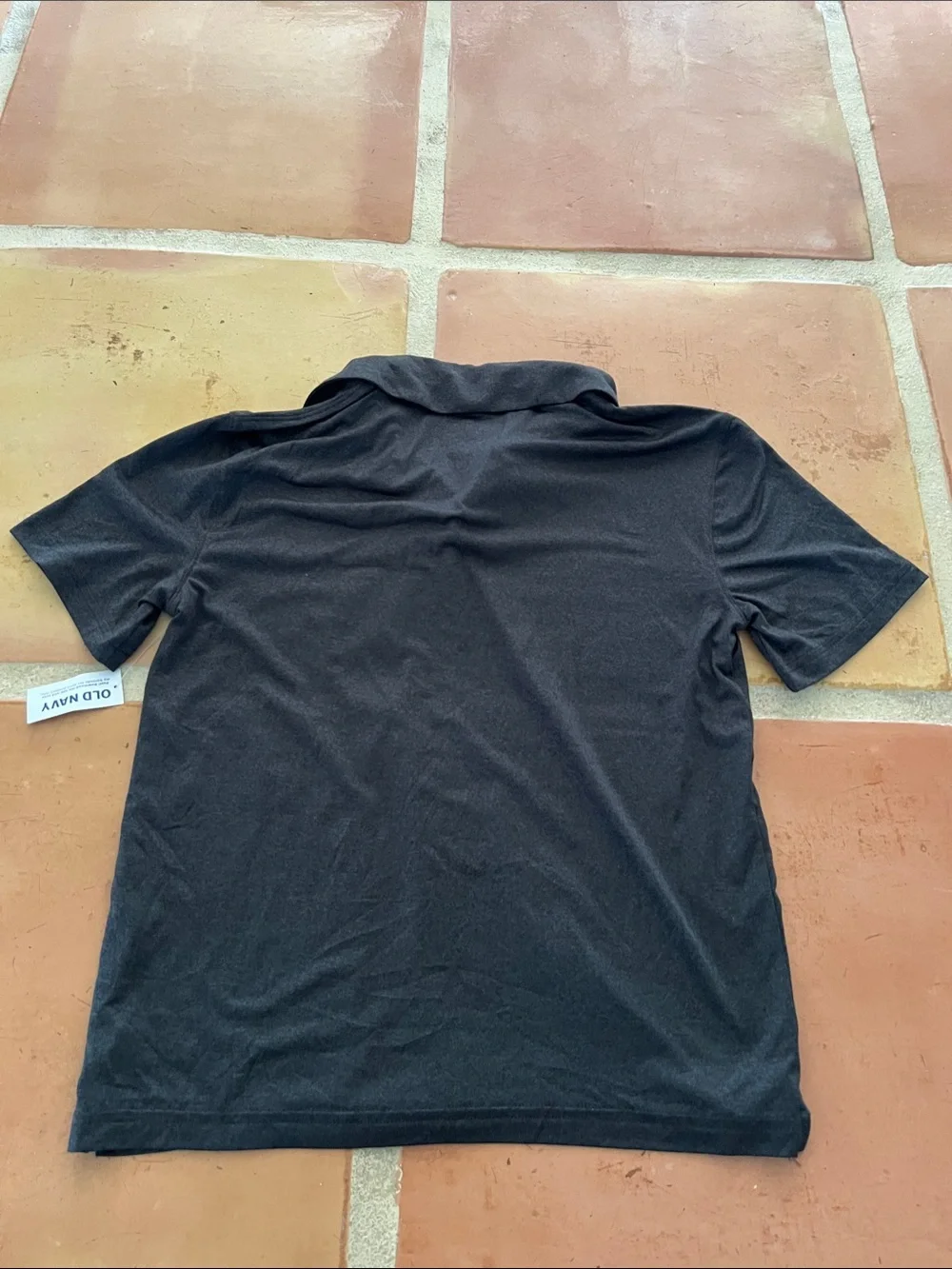 Old Navy Polo Shirt - Charcoal Black